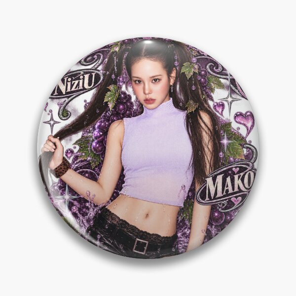 Aperçu de l'œuvre Joli cadre de feuillage NiziU Mako Sour Grapes créée et vendue par Valereekmerch.