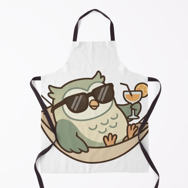 Item preview, Relaxing owl designed and sold by WittyOwlet.