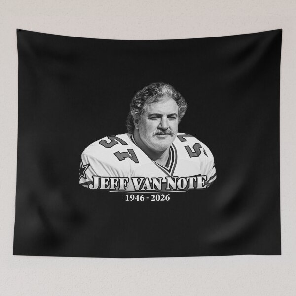 Item preview, Jeff Van Note — Homenaje de la NFL designed and sold by DogWorldArt.