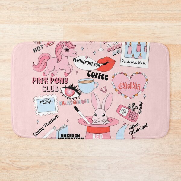 Item preview, Pink Pony Club Chappell Roan Pop Culture Collage Sticker Sheet Graphic designed and sold by RahniNM.
