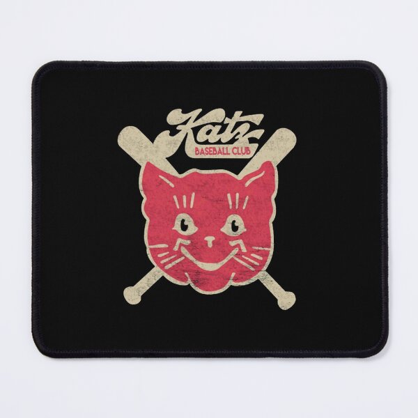 Item preview, Vintage Retro Pink Cat Baseball Club Logo designed and sold by ElvaPowlo53.