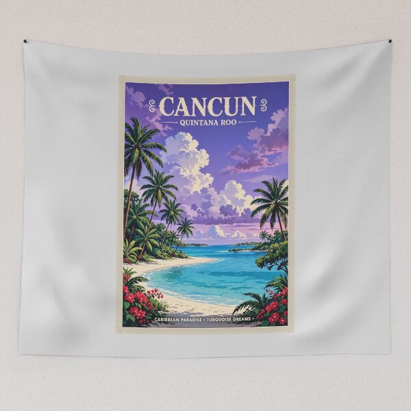 Item preview, Mexico — Cancún — Caribbean Paradise designed and sold by DibujandoPorfa.
