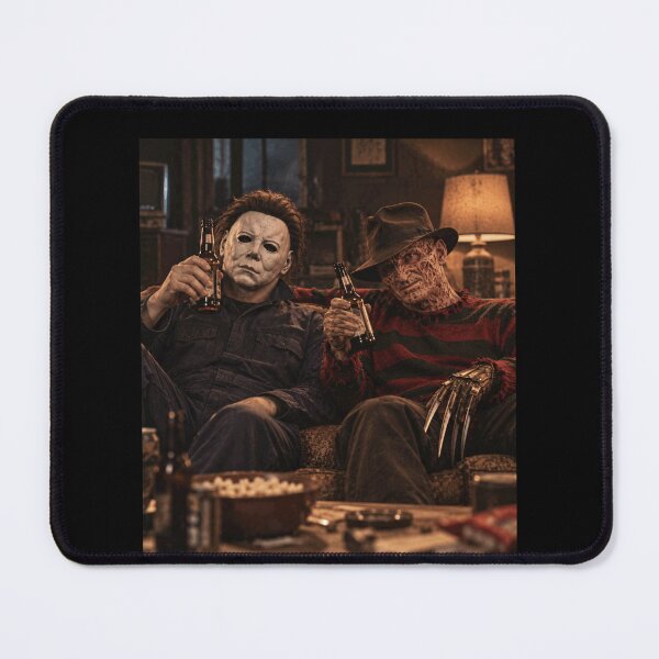 Item preview, Freddy Krueger Tshirts Freddy-Krueger And Michael Myers Drinking Beer Horror Movie designed and sold by welshverniceABC.