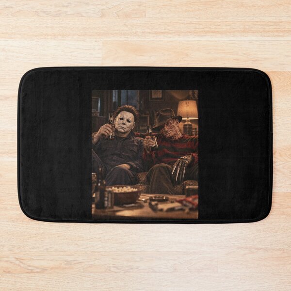 Item preview, Freddy Krueger Tshirts Freddy-Krueger And Michael Myers Drinking Beer Horror Movie designed and sold by welshverniceABC.
