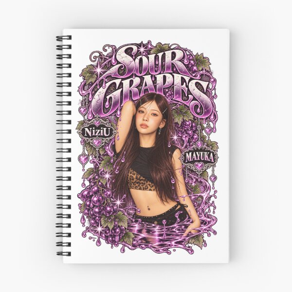 Item preview, NiziU Mayuka Sour Grapes Leafy Frame designed and sold by Valereekmerch.