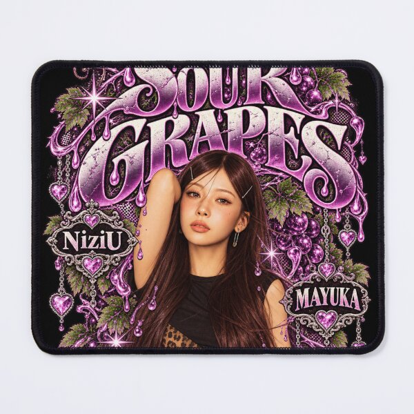 Item preview, NiziU Mayuka Sour Grapes Leafy Frame designed and sold by Valereekmerch.