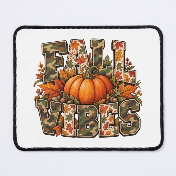 Item preview, Fall Vibes Patchwork Lettering with Harvest Pumpkins designed and sold by skyartdesign.