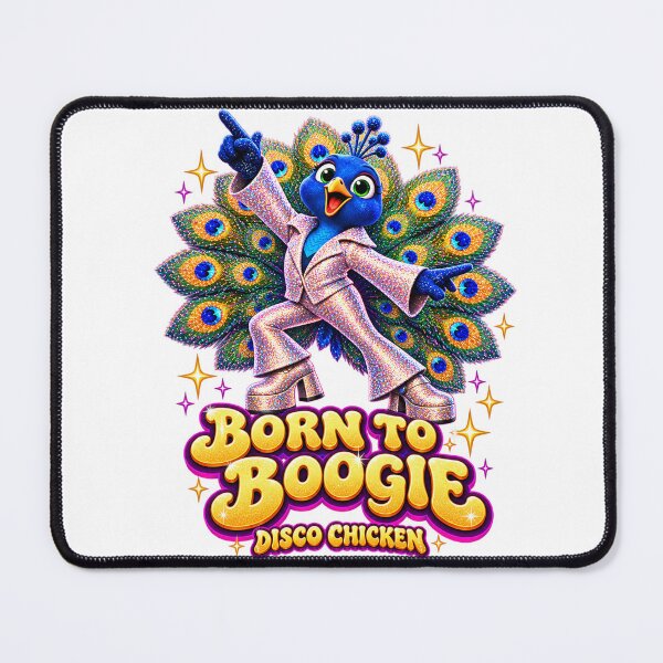 Item preview, Disco Chicken — Peacock Dance Floor designed and sold by AussiePixel.