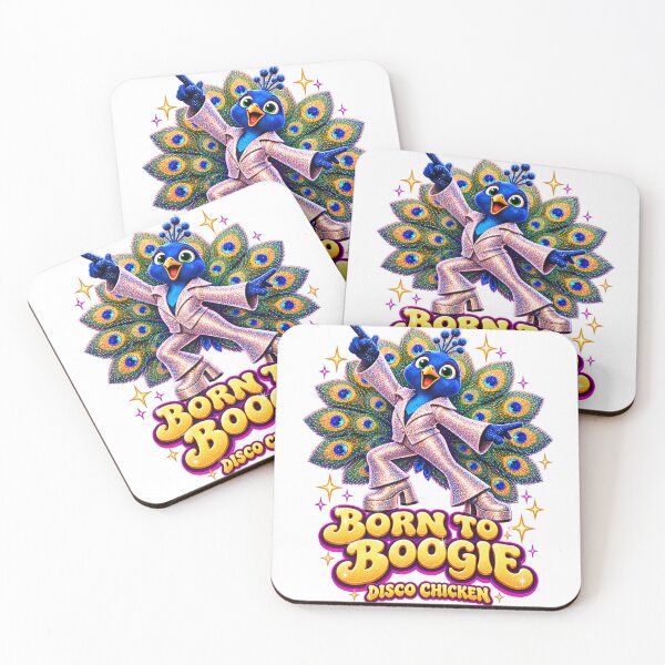 Item preview, Disco Chicken — Peacock Dance Floor designed and sold by AussiePixel.
