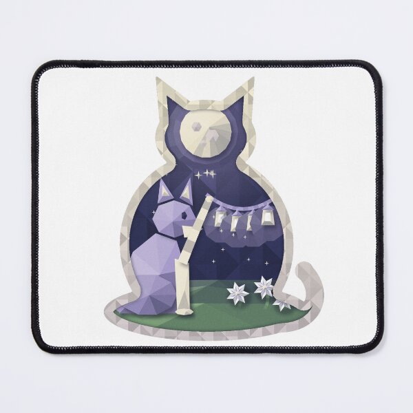 Item preview, Firefly Lantern Cat designed and sold by Purrblooma.