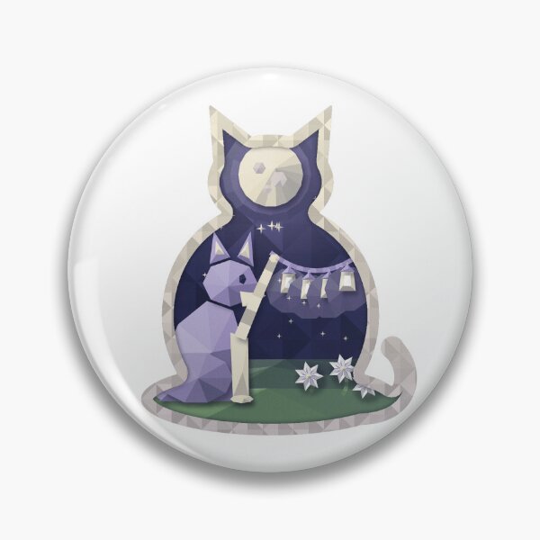 Item preview, Firefly Lantern Cat designed and sold by Purrblooma.