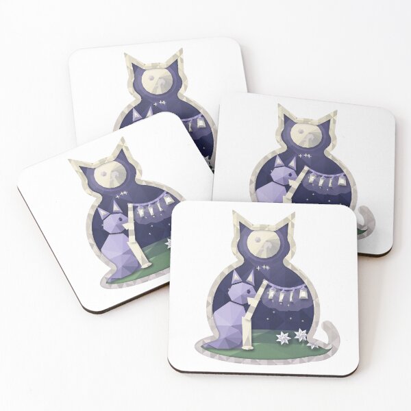 Item preview, Firefly Lantern Cat designed and sold by Purrblooma.