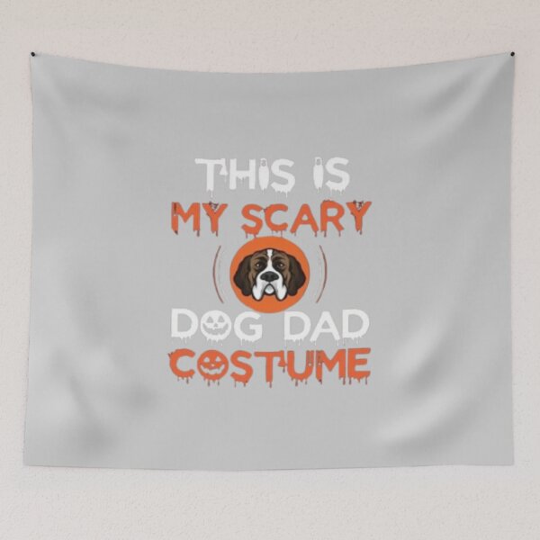 Item preview, Halloween Scary Dog Dad Costume | Saint Bernard designed and sold by Kyilestore.