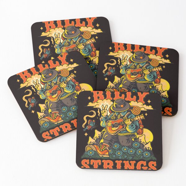 Item preview, Billy Strings Retro Psychedelic Guitar Mountain Art designed and sold by Sinemstd.
