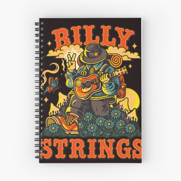 Item preview, Billy Strings Retro Psychedelic Guitar Mountain Art designed and sold by Sinemstd.