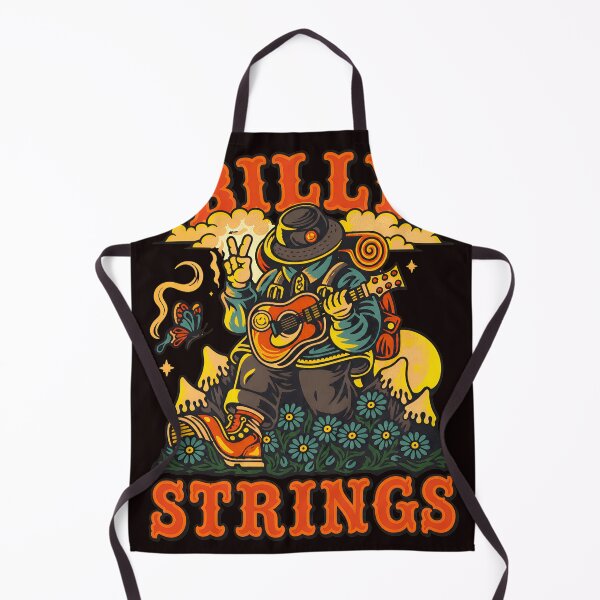 Artikelvorschau, Billy Strings Retro Psychedelic Guitar Mountain Art entworfen und verkauft von Sinemstd.