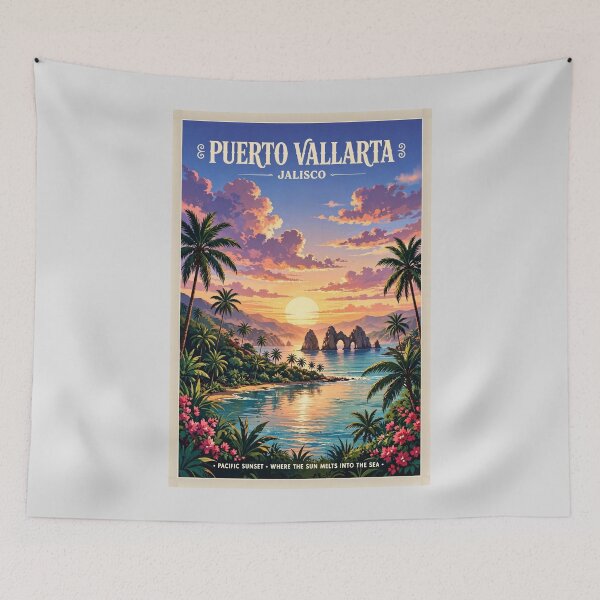 Item preview, Mexico — Puerto Vallarta — Pacific Sunset designed and sold by DibujandoPorfa.
