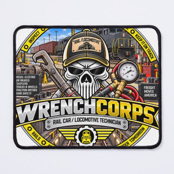 Item preview, WrenchCorps - Rail Car / Locomotive Technician designed and sold by WrenchCorps.