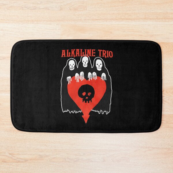 Item preview, Three Hooded Figures Skulls Holding Red designed and sold by HowardMichalArt.