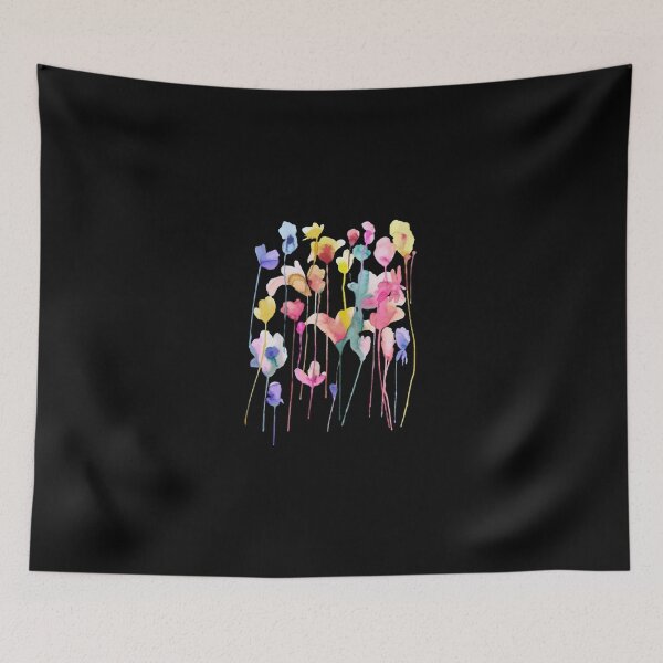 Aperçu de l'œuvre Imprimé moderne de fleurs abstraites pastel à l'aquarelle créée et vendue par ElvaPowlo53.