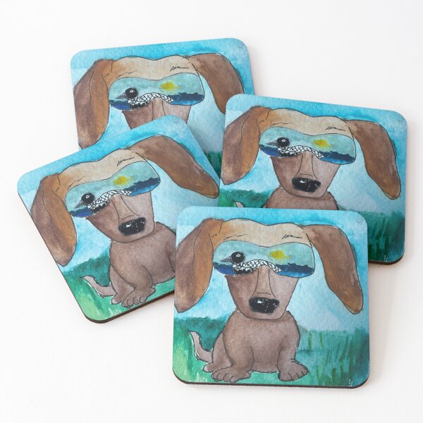 Item preview, Chilling Wiener dog designed and sold by Maki4Art.