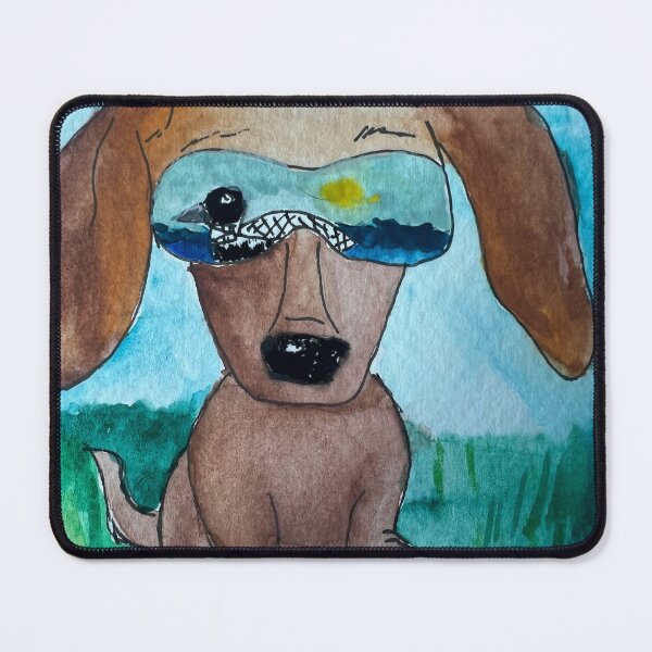 Item preview, Chilling Wiener dog designed and sold by Maki4Art.