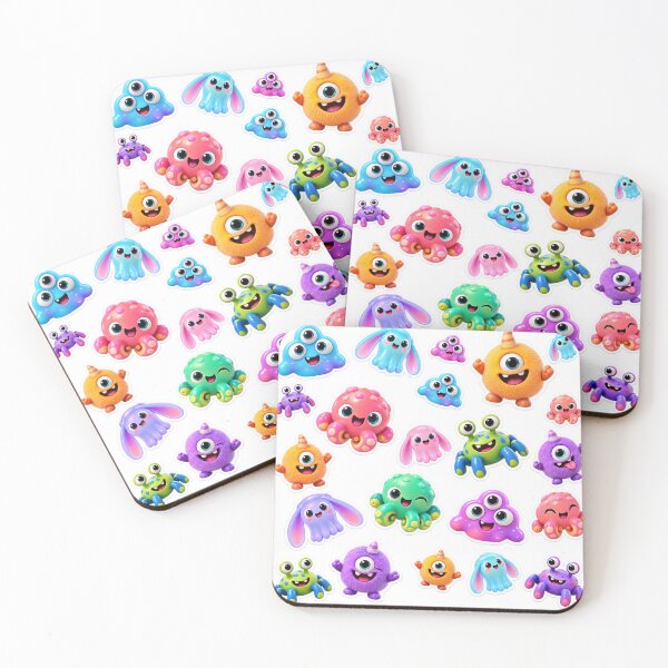 Item preview, Strange Creatures Pattern Cute Colorful  designed and sold by MR4me.