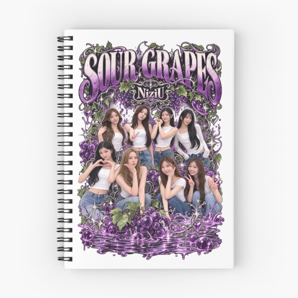 Item preview, Póster del grupo NiziU Sour Grapes Grove designed and sold by Valereekmerch.