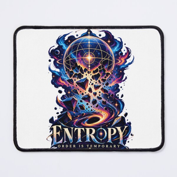 Item preview, Entropy and Order Are Temporary Cosmic Physics Inspirational Science Art Design designed and sold by beefpants.
