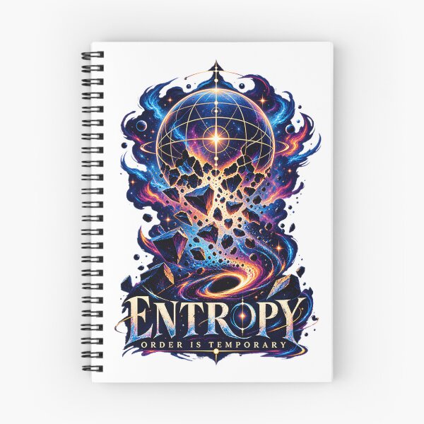 Item preview, Entropy and Order Are Temporary Cosmic Physics Inspirational Science Art Design designed and sold by beefpants.