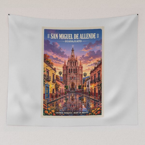Item preview, Mexico — San Miguel de Allende — Colonial Romance designed and sold by DibujandoPorfa.