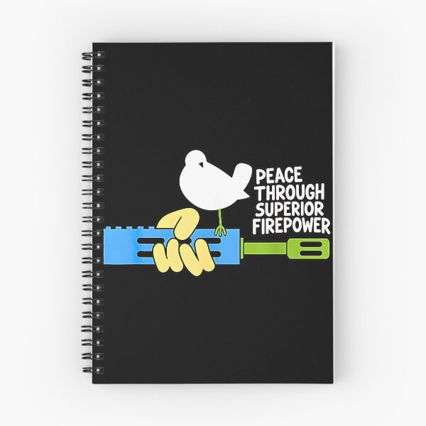 Item preview, Peace Through Superior Firepower Dove designed and sold by Brasovbit.