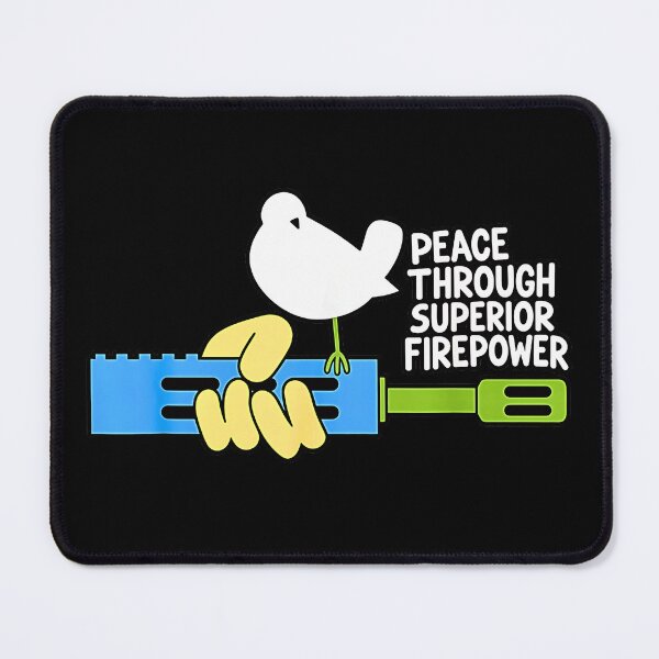 Item preview, Peace Through Superior Firepower Dove designed and sold by Brasovbit.