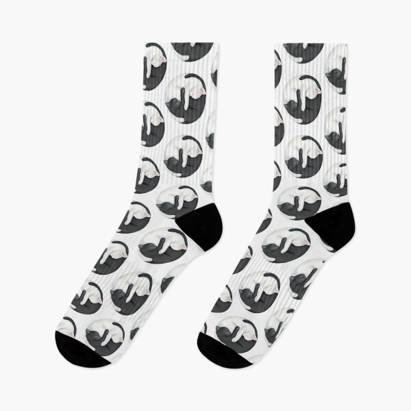 Item preview, Yin Yang Balancing Cats designed and sold by baleigh-mallon.