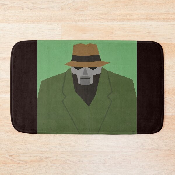 Item preview, Geometric Fedora Masked Figure Art designed and sold by FeatherTaleInk.