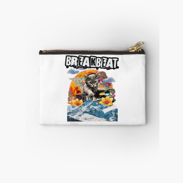 Item preview, BREAKBEAT - Feline Dj Mountain Breaks (Black) designed and sold by Discothreadz.