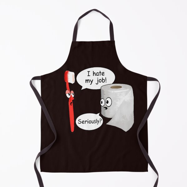 Item preview, I Hate My Job Seriously Toothbrush Toilet Paper Gag designed and sold by GulnorGermelo.