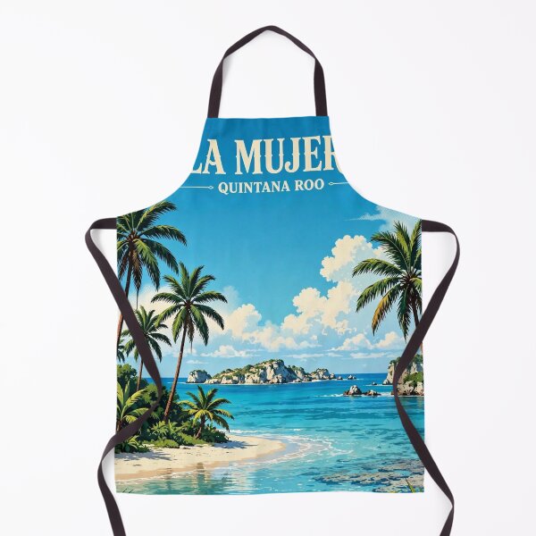 Aperçu de l'œuvre Mexique — Isla Mujeres — Escapade Turquoise créée et vendue par DibujandoPorfa.