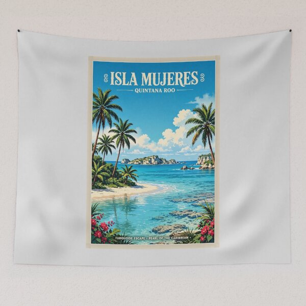 Item preview, Mexico — Isla Mujeres — Turquoise Escape designed and sold by DibujandoPorfa.
