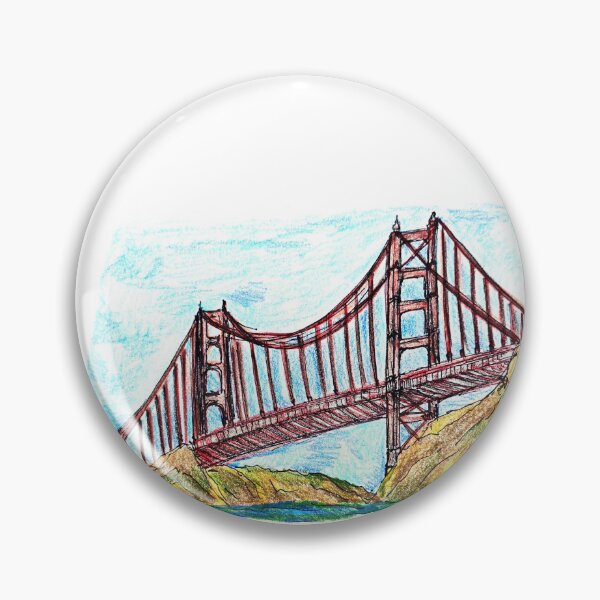Item preview, Sketch of Golden Gates Bridge designed and sold by CanDo20.