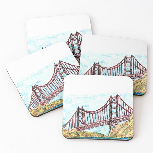 Item preview, Sketch of Golden Gates Bridge designed and sold by CanDo20.