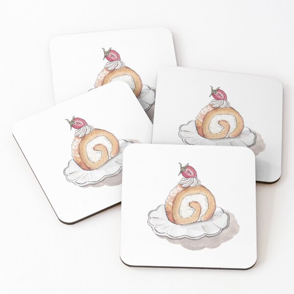 Item preview, Strawberry Cake roll  designed and sold by Skippybatart.