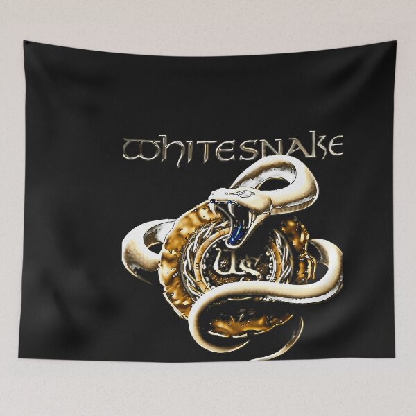 Item preview, Coiled White Snake Emblem For Whitesnake designed and sold by RichardGonza88.