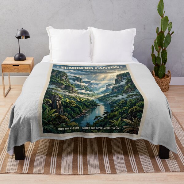 Item preview, Mexico — Sumidero Canyon — Into the Clouds designed and sold by DibujandoPorfa.