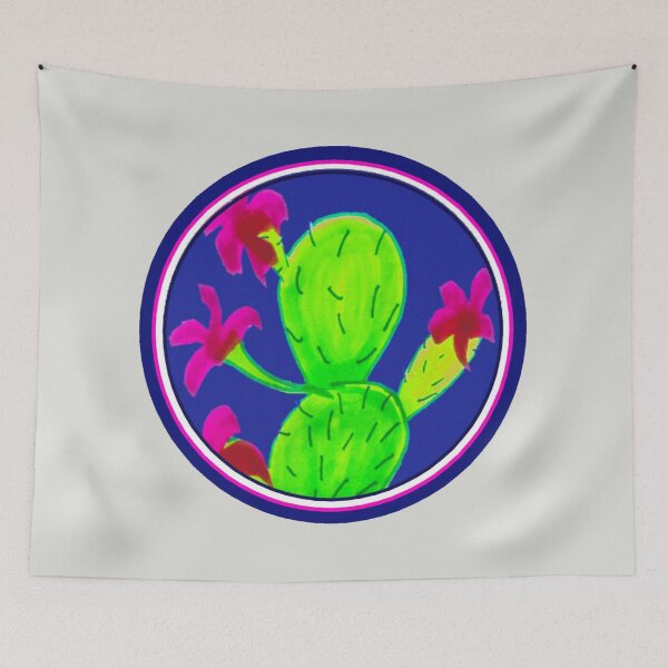 Item preview, Cactus with Pink Flowers designed and sold by kel72.
