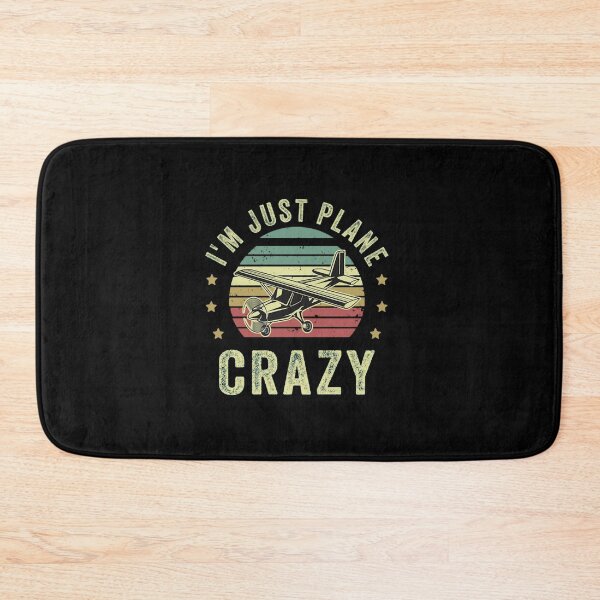 Item preview, Retro I'm Just Plane Crazy Propeller Aircraft designed and sold by AllisonBerge64.