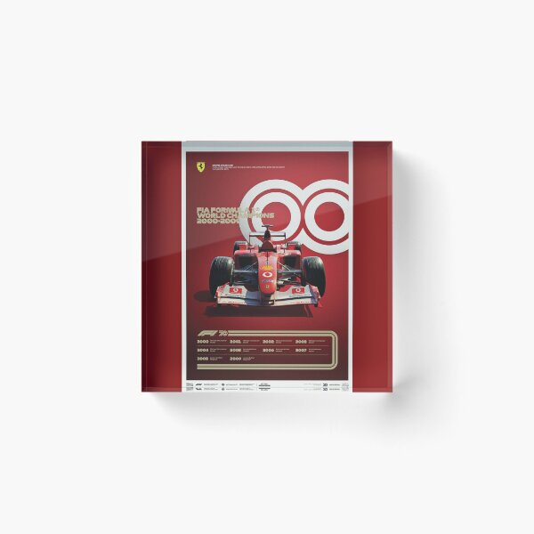 Item preview, Formula 1 Champions 2000s designed and sold by Lucy Goosy Art.