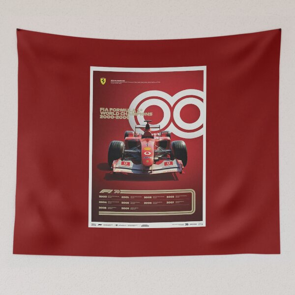 Item preview, Campeones de Fórmula 1 de la década de 2000 designed and sold by Lucy Goosy Art.