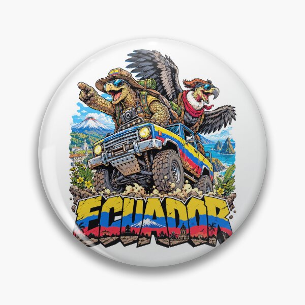 Item preview, Ecuador Adventure with Andean Bear and Condor designed and sold by EdwinkOne.