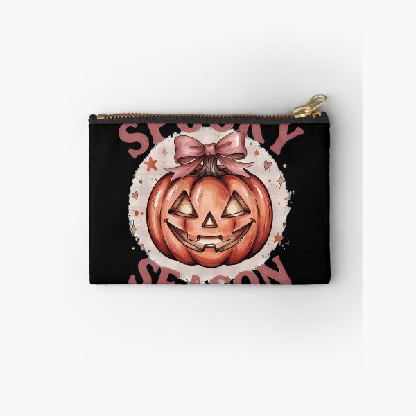 Item preview, Spooky Season Pink Bow Pumpkin Jack-o-Lantern Fall Gift designed and sold by Zizo-DR44.